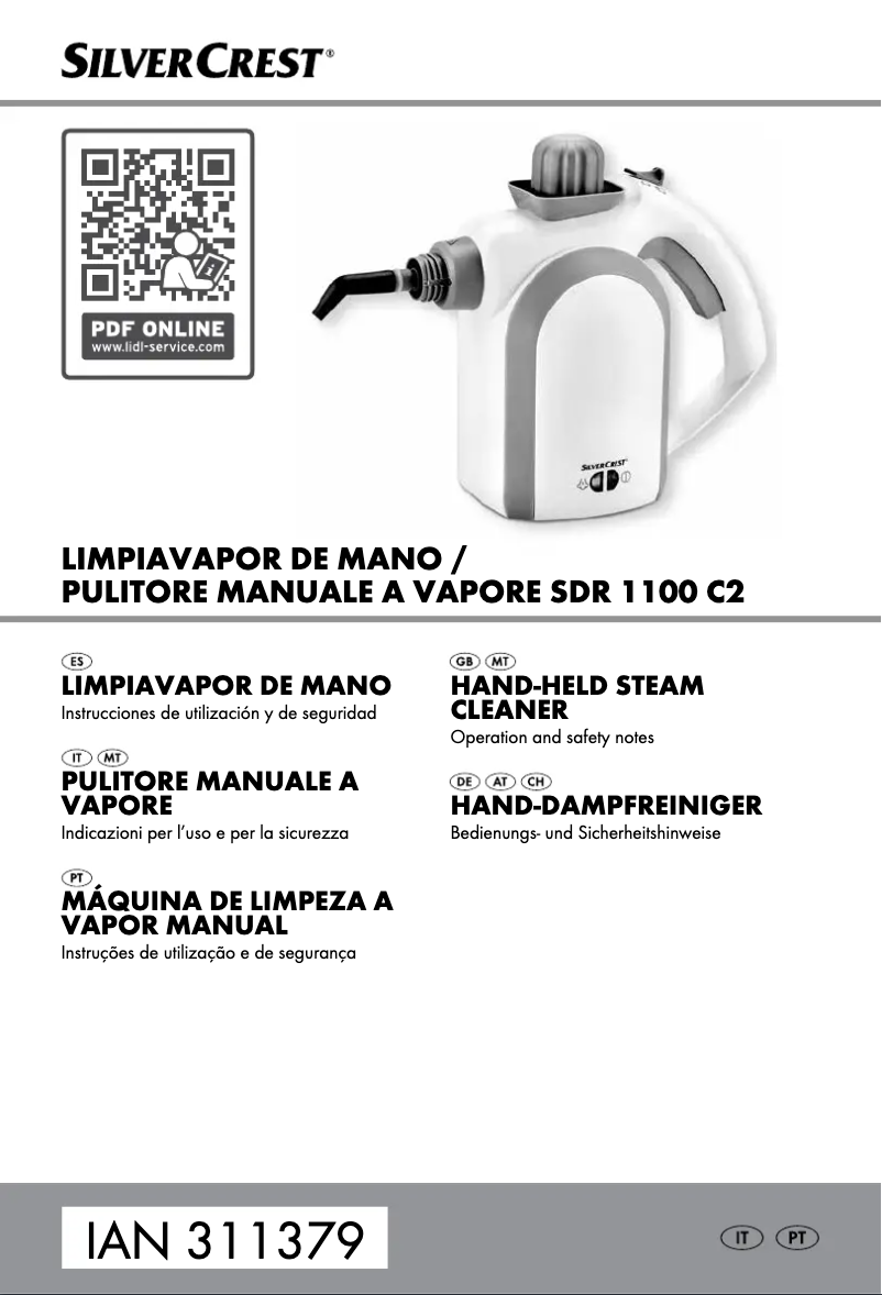 Page 1 of the manual User Manual SilverCrest SDR 1100 C2