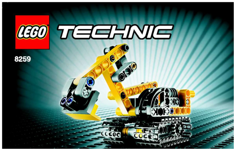 Page 1 of the manual User Manual Lego Technic 8259