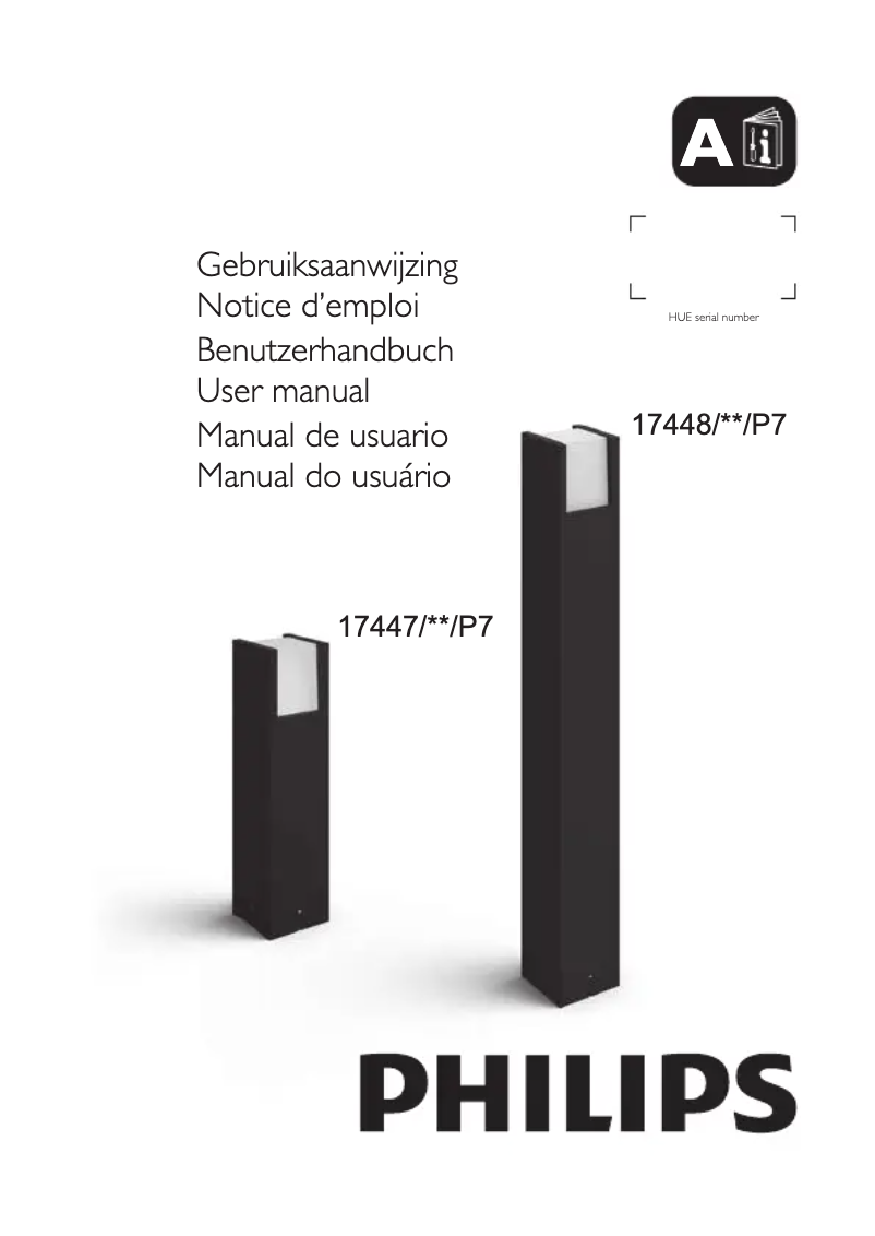 First page image of the manual for Hue Fuzo
