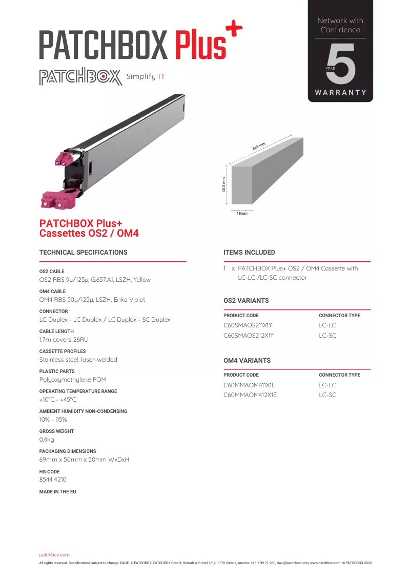 First page image of the manual for C60STPXC6XX31G