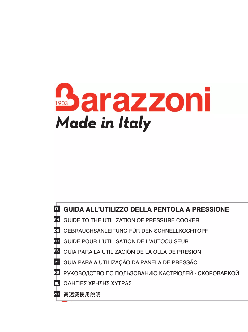 First page image of the manual for Bonita PA 047