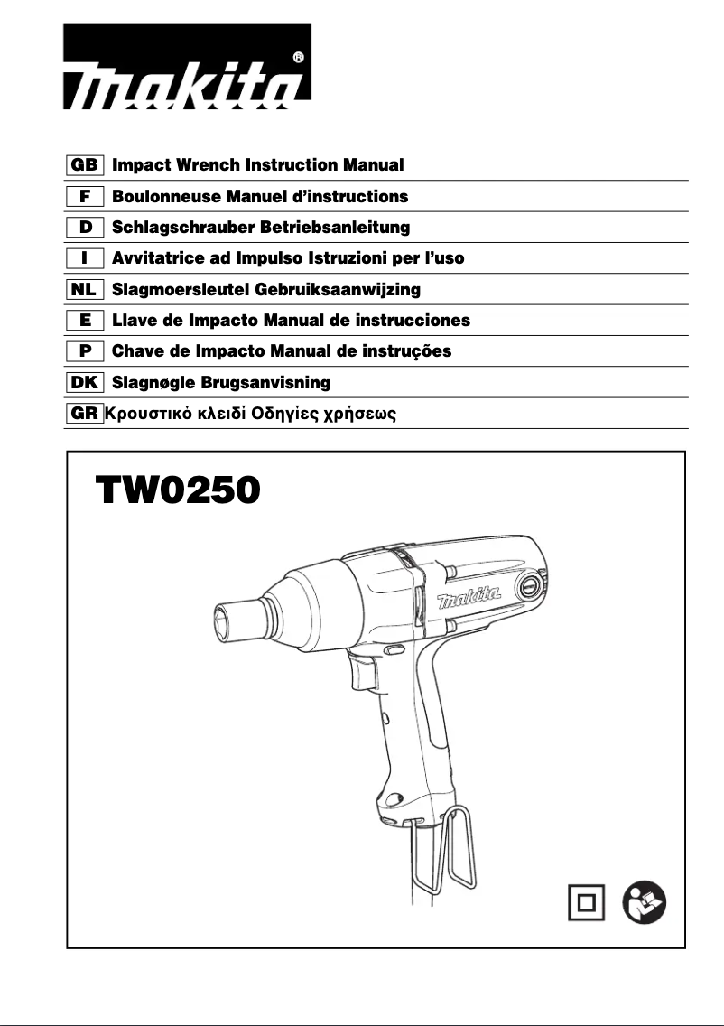 First page image of the manual for TW0250