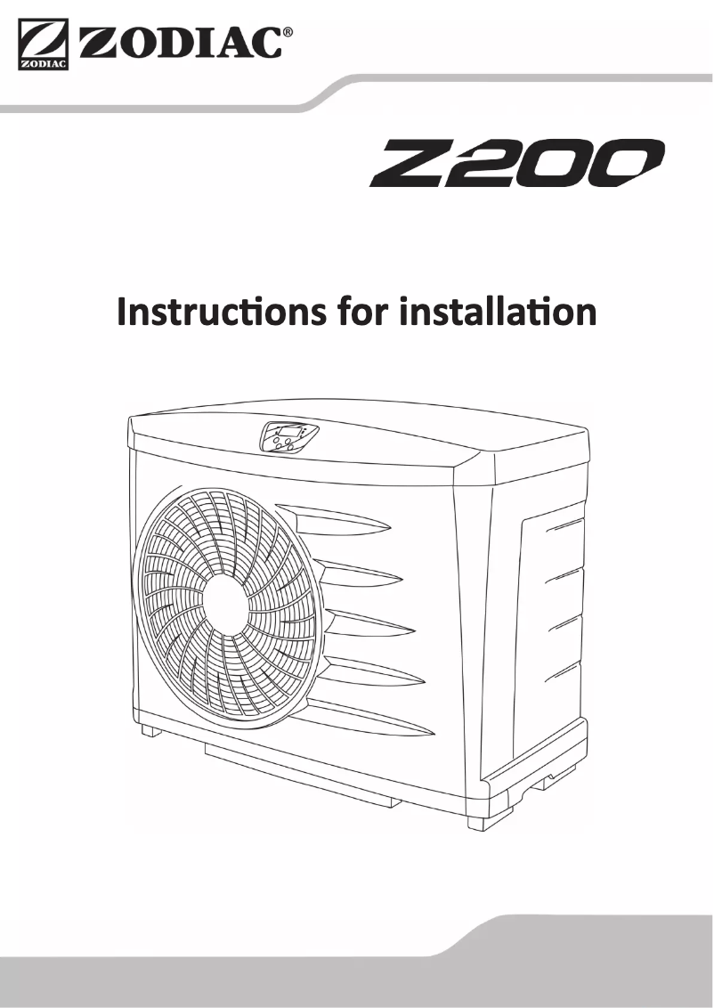 Page 1 of the manual User Manual Zodiac Z200