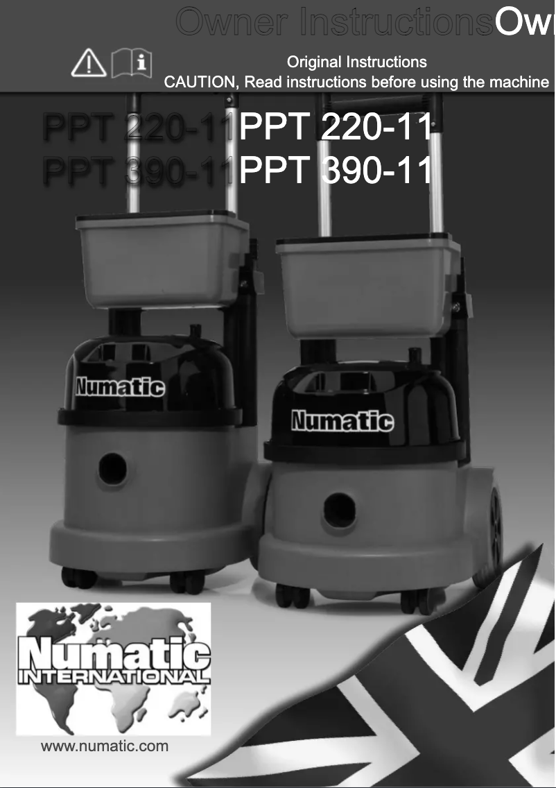 First page image of the manual for PPT220-11