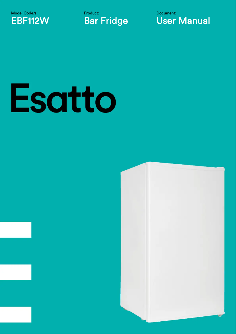 Page 1 of the manual User Manual Esatto EBF112W