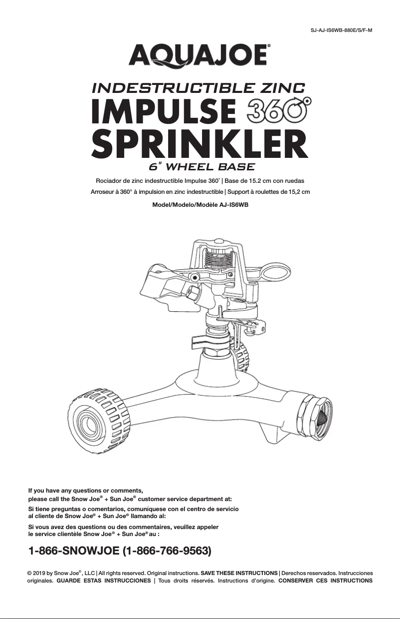 First page image of the manual for AJ-IS6WB