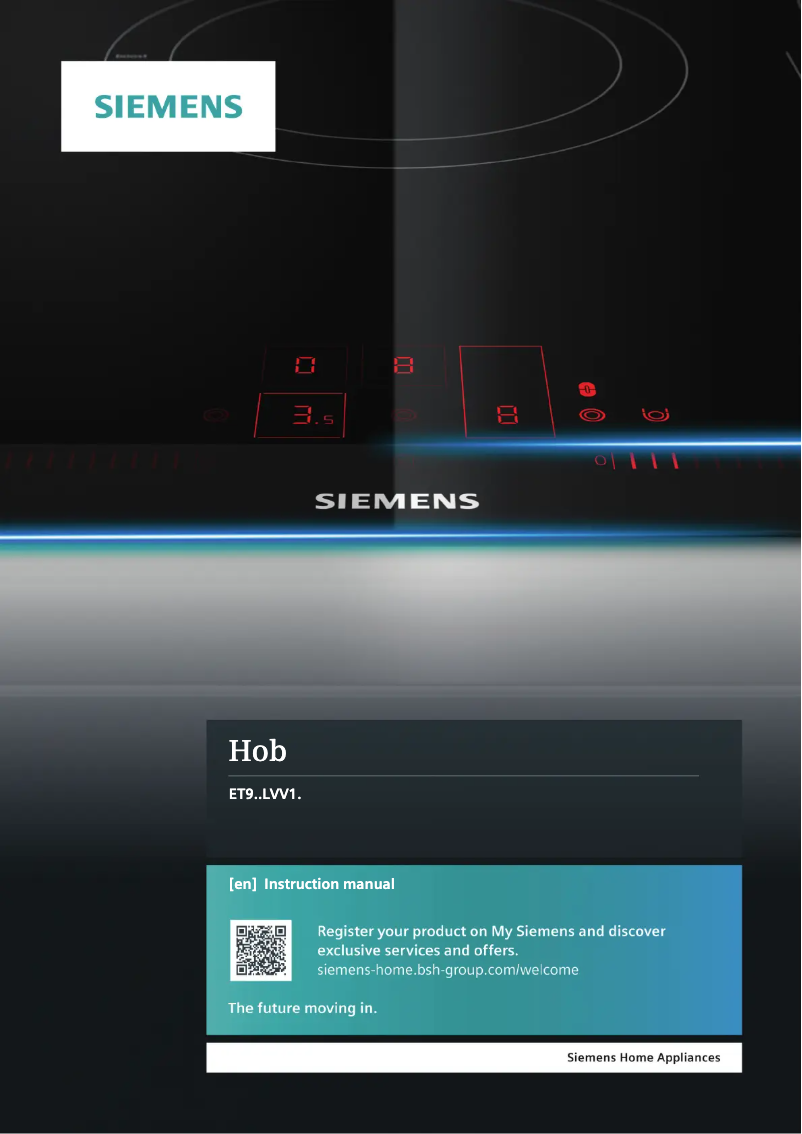 Page 1 of the manual User Manual Siemens ET975LVV1M