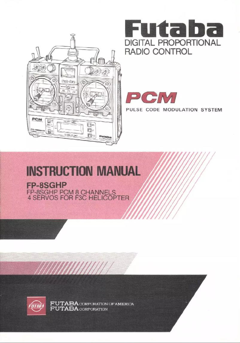 Page 1 of the manual User Manual Futaba FP8GHP