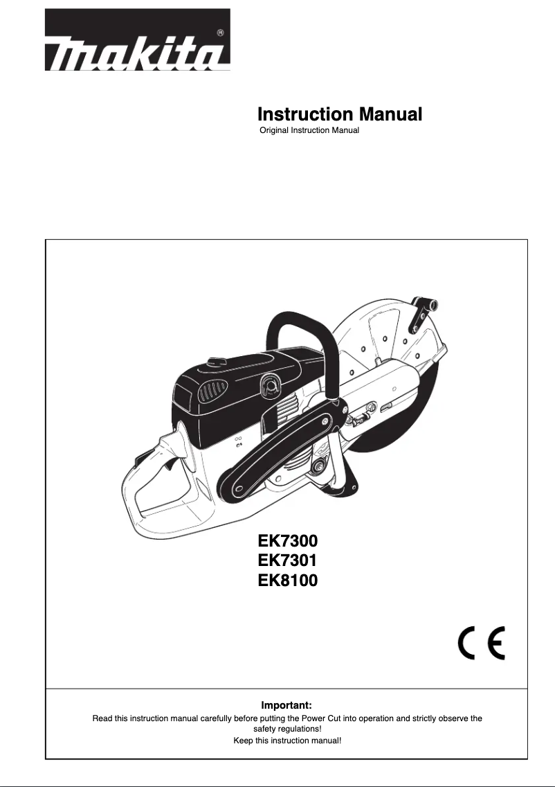 First page image of the manual for EK8100