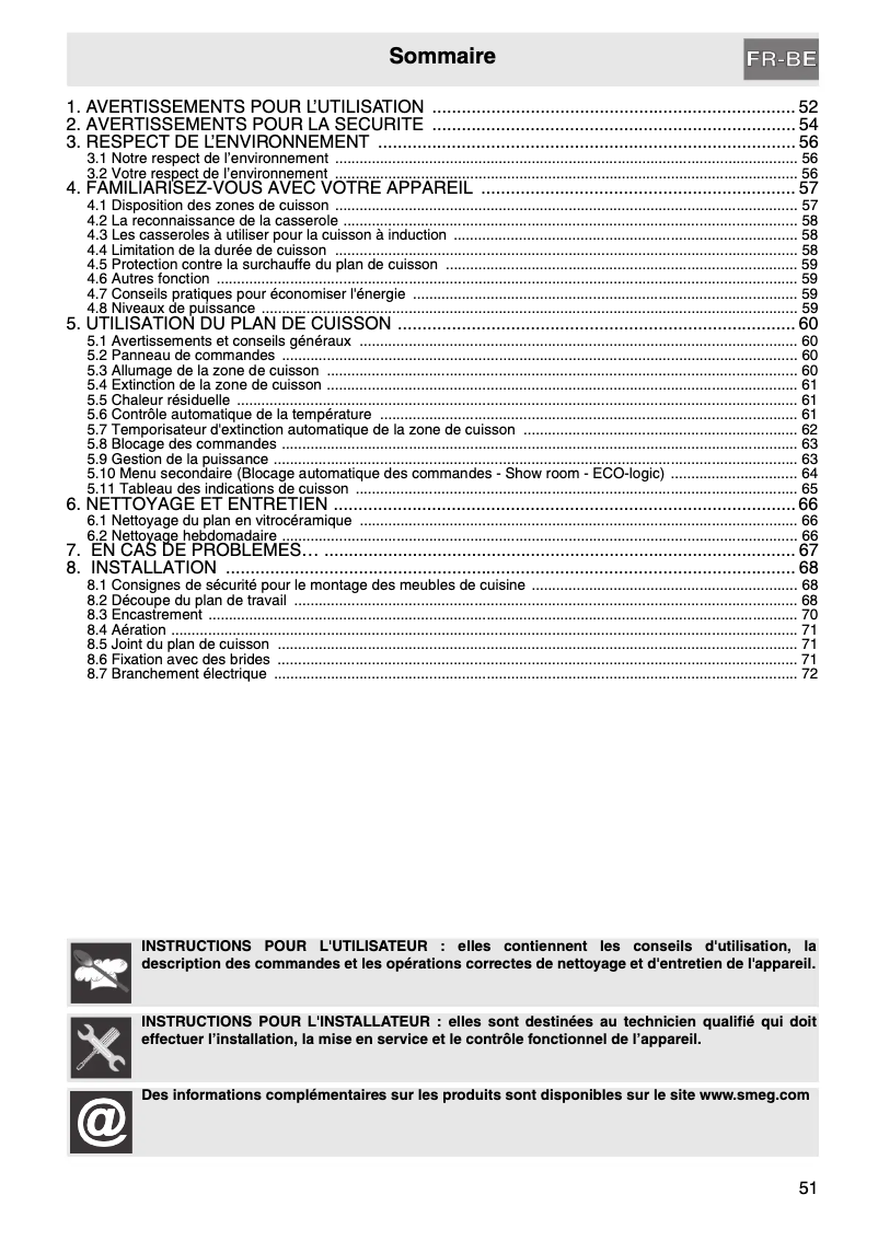 First page image of the manual for SI955DR