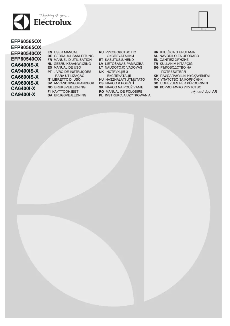 Page 1 of the manual User Manual Rex CA9400I-X