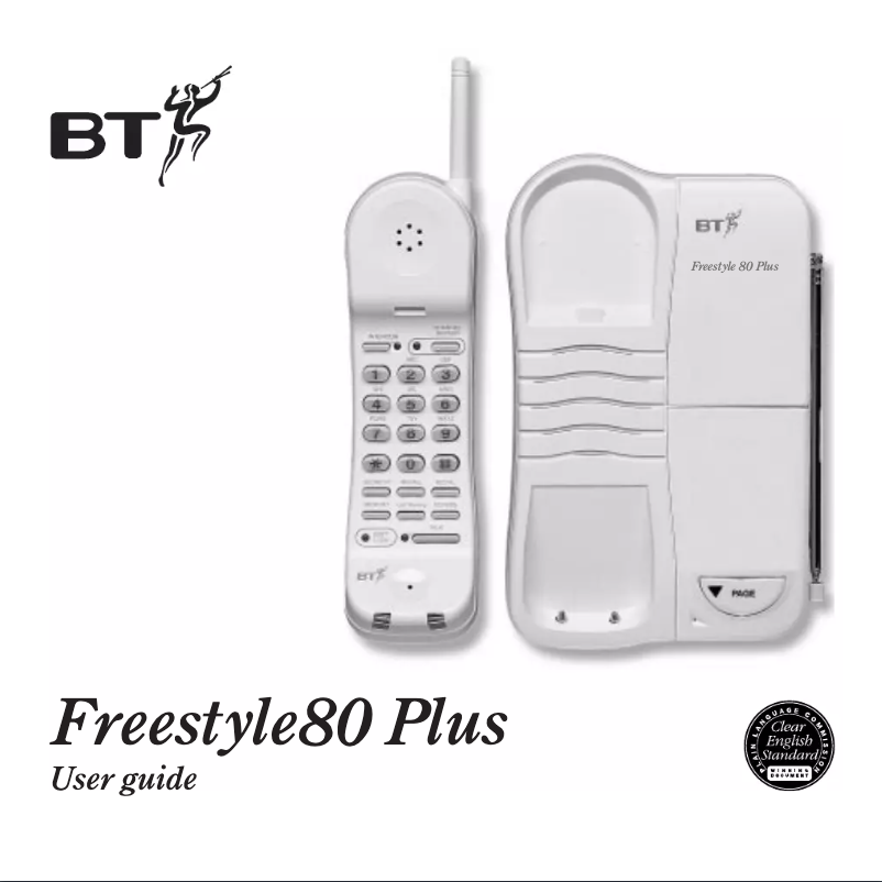 First page image of the manual for Freestyle 80 Plus