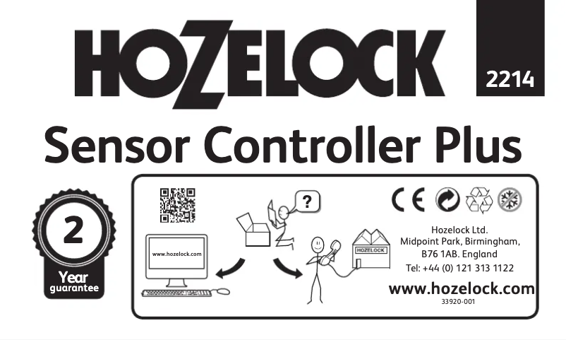 Image de la première page du manuel de l'appareil Sensor Controller PLUS 2214