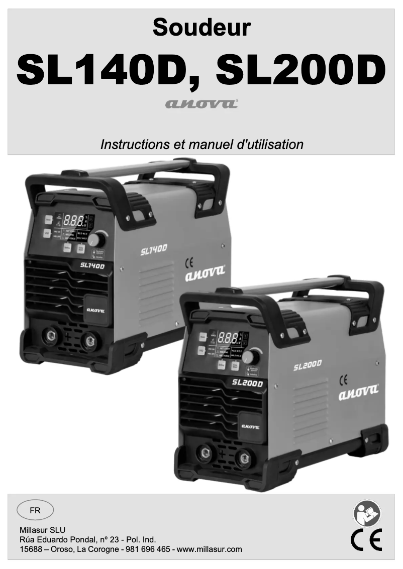 First page image of the manual for SL200D