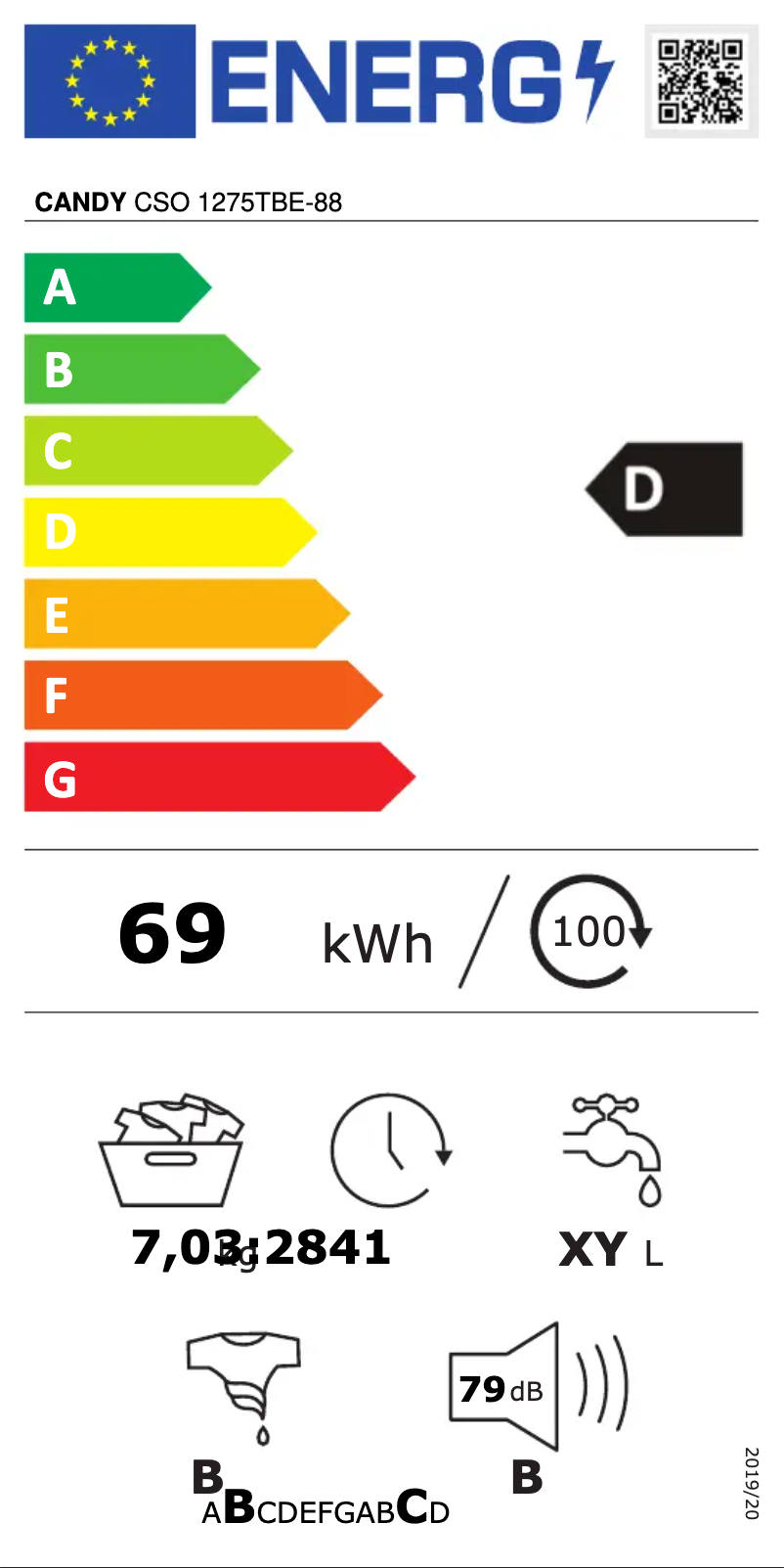 First page image of the manual for CSO 1275TBE-88