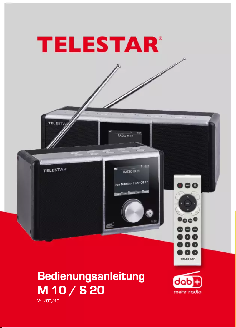 Page 1 of the manual User Manual Telestar DIRA M 10