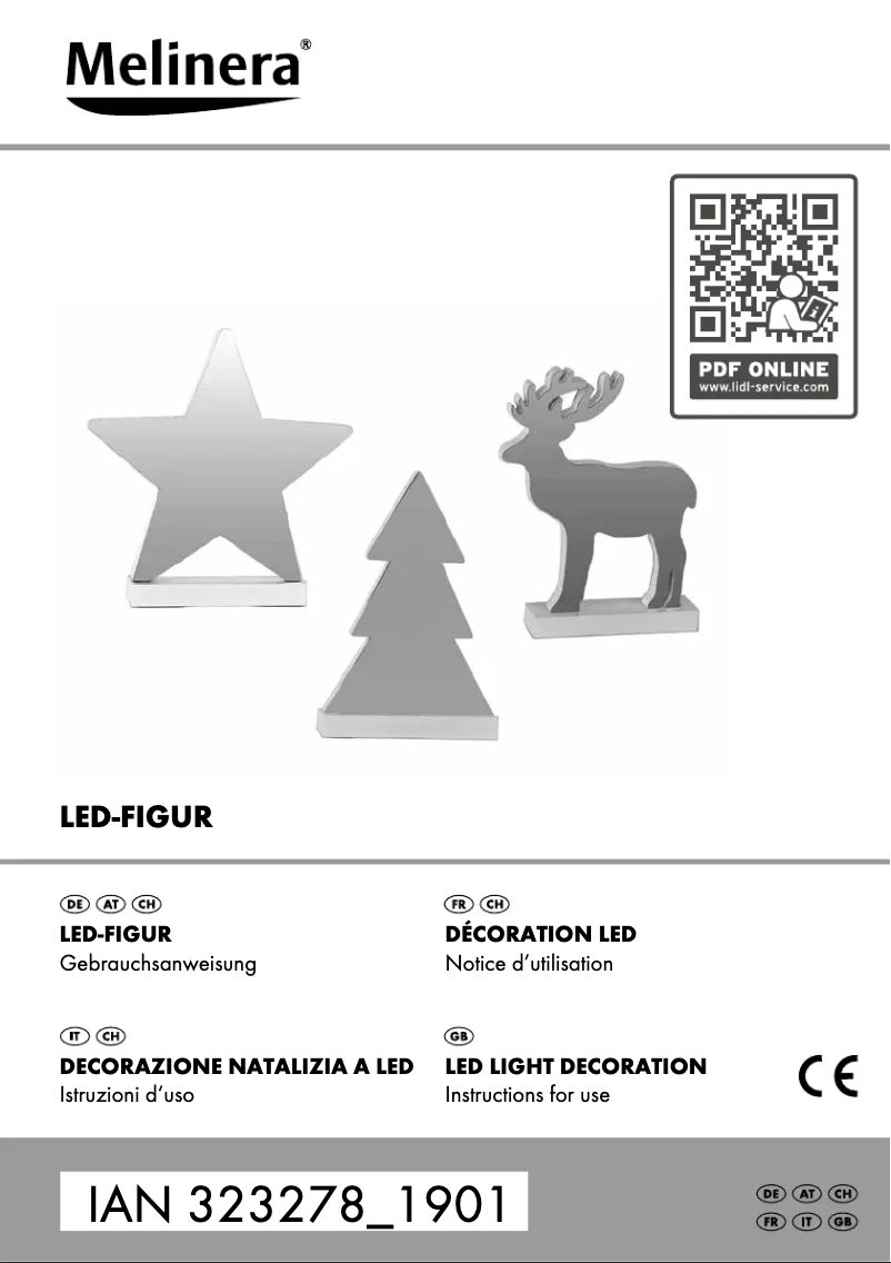 First page image of the manual for IAN 323278