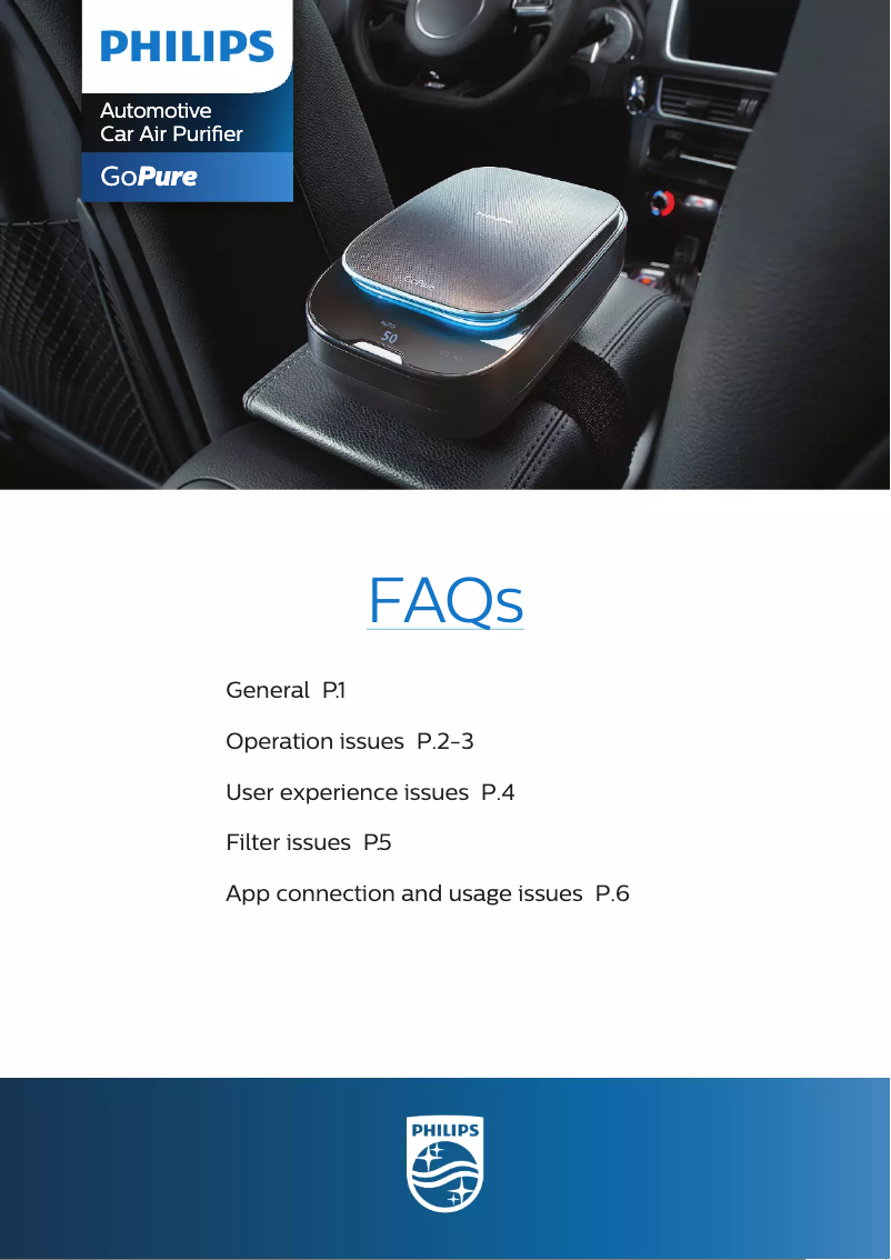 First page image of the manual for GoPure SlimLine 230 GPSL23