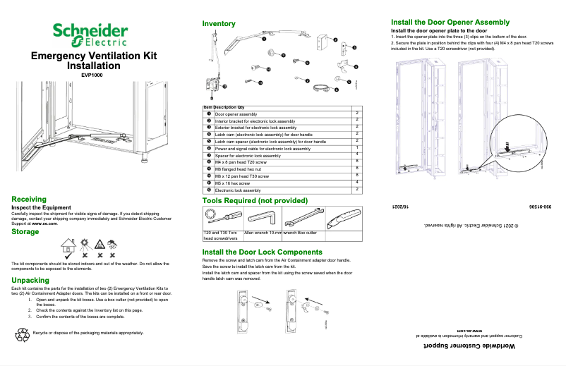 Page 1 of the manual User Manual APC EVP1000