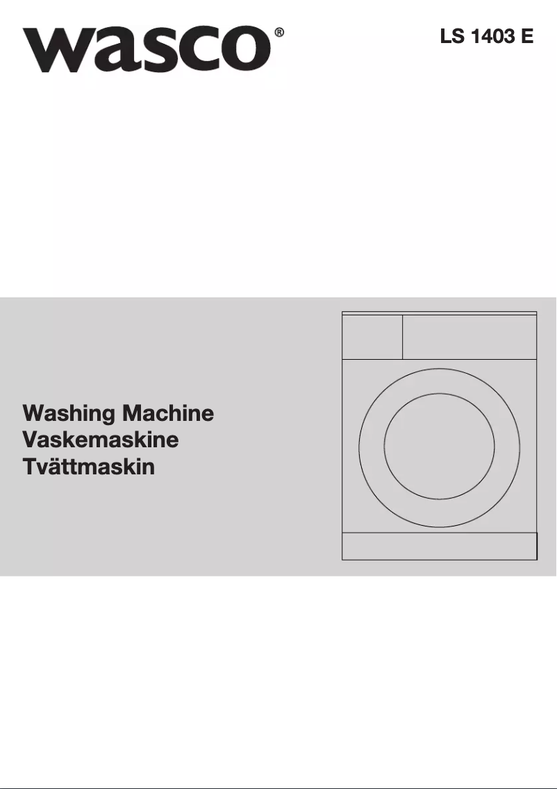 First page image of the manual for LS 1403 E