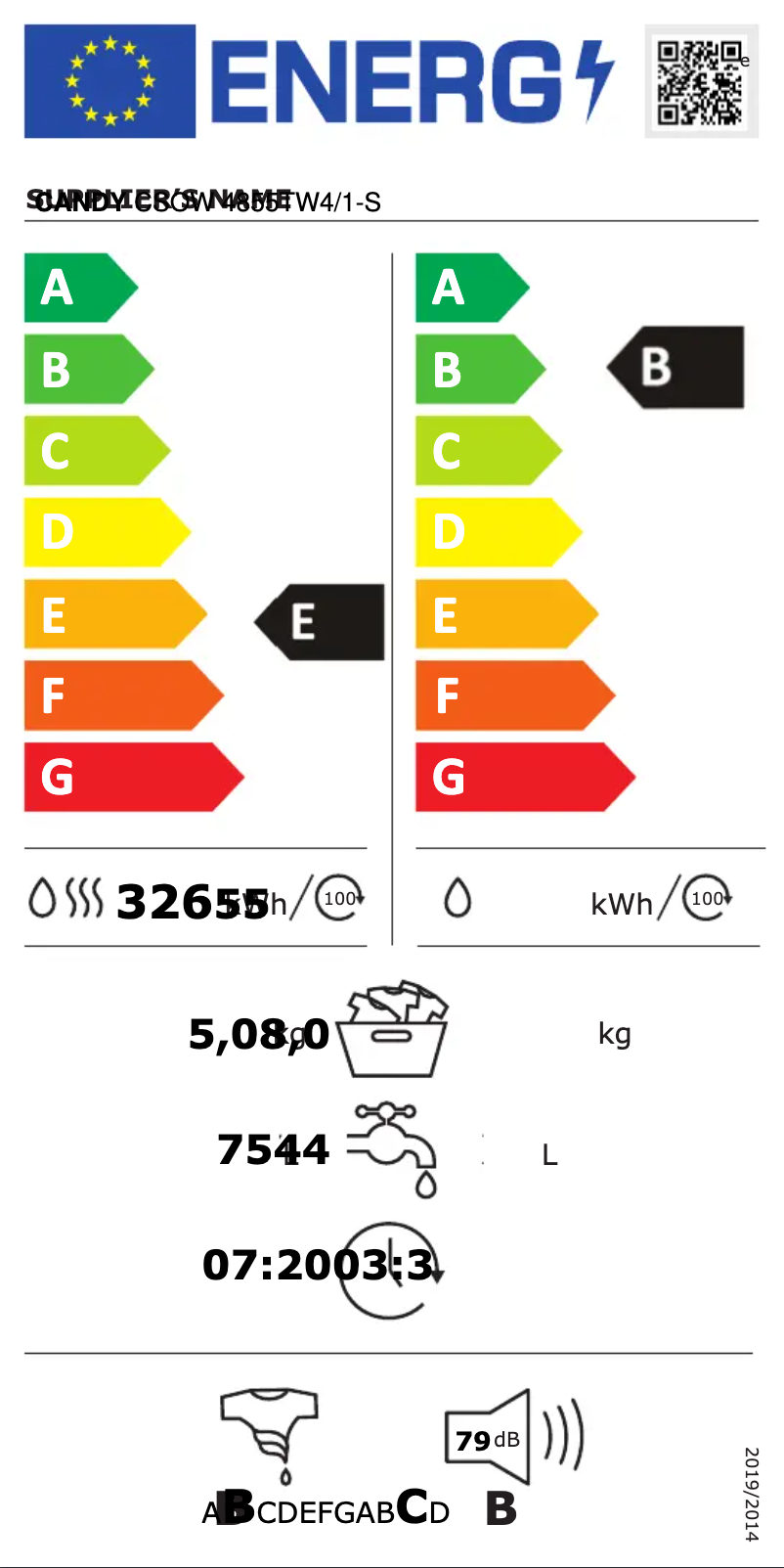 First page image of the manual for CSOW 4855TW4/1-S