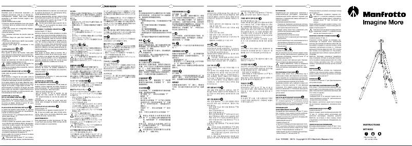 Page 1 of the manual User Manual Manfrotto MK190X3-2W