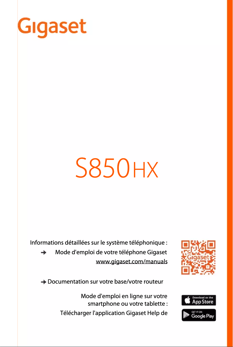 First page image of the manual for S850HX