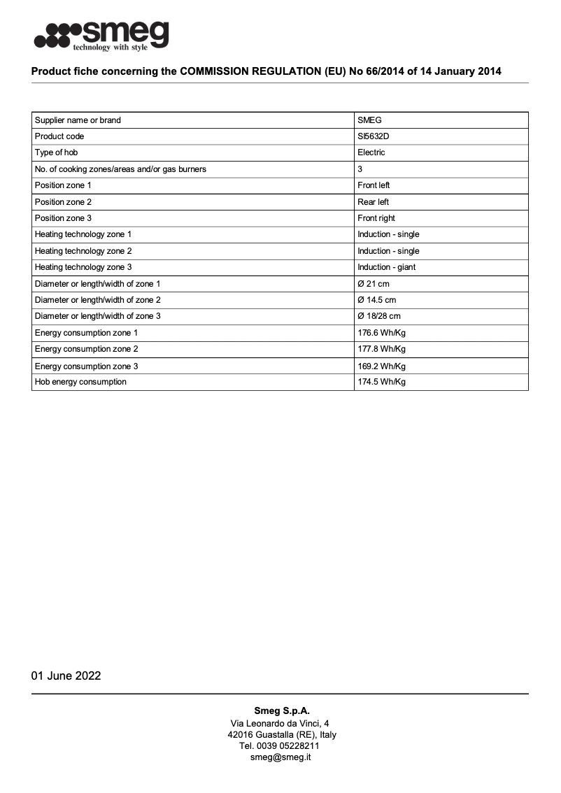 First page image of the manual for SI5632D