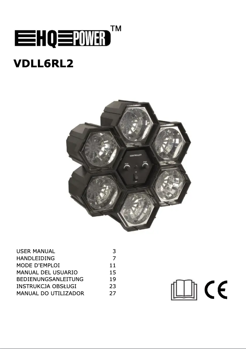 Page 1 of the manual User Manual HQ Power VDLL6RL2