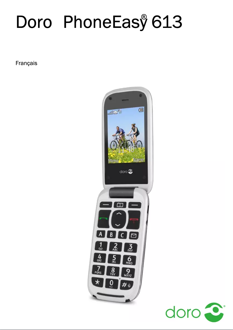 Page 1 of the manual User Manual Doro PhoneEasy 613