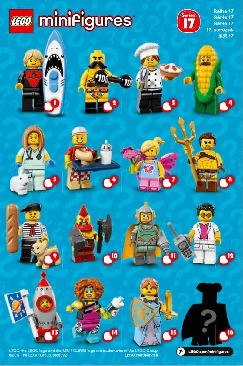 First page image of the manual for Minifigures 71018
