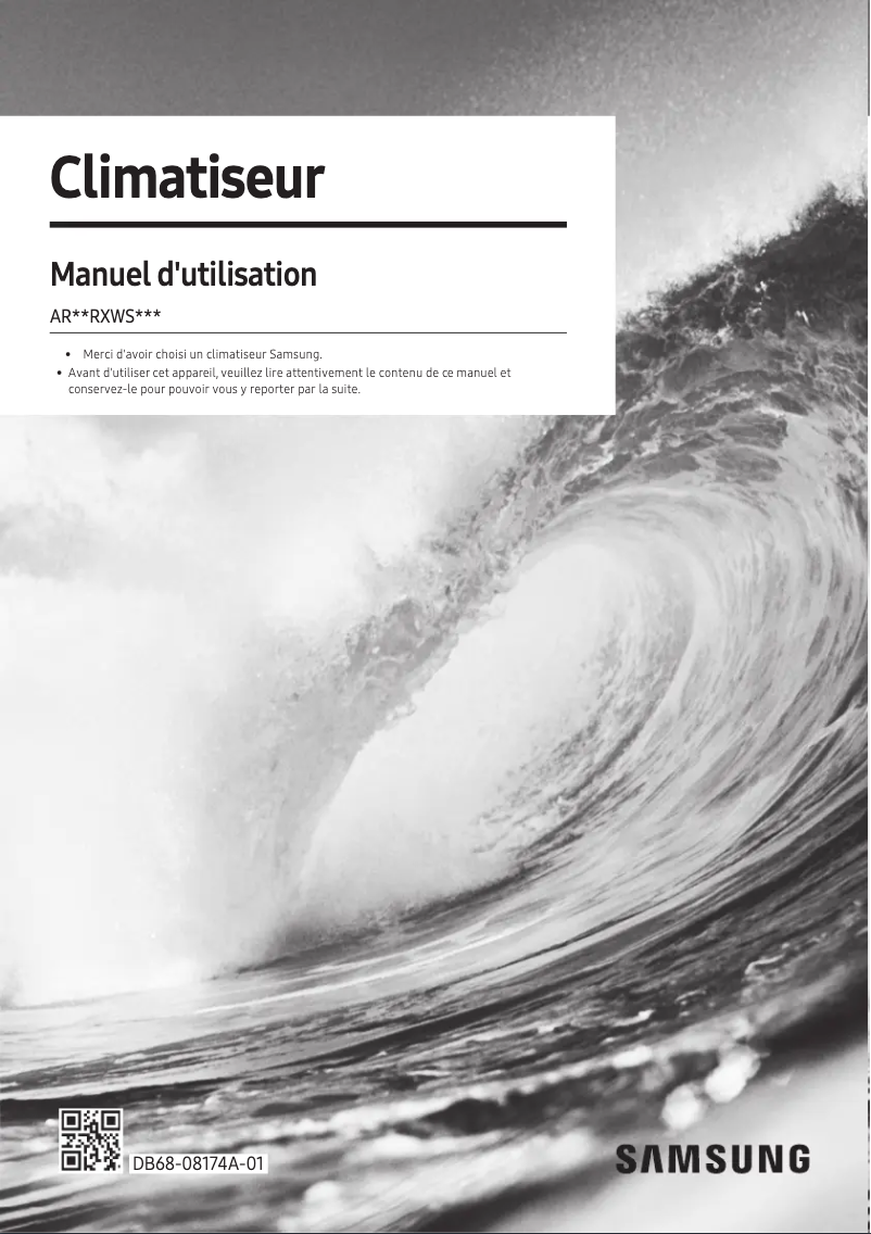 First page image of the manual for AR07RXWSAURN