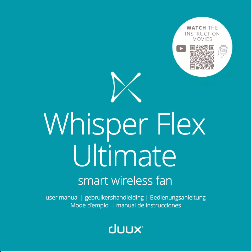 First page image of the manual for Whisper Flex Ultimate