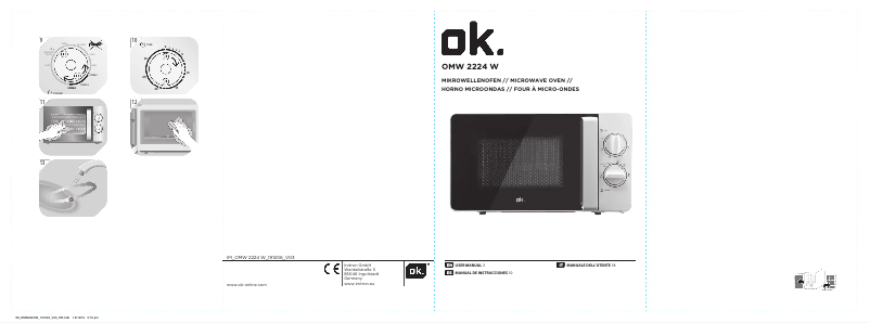 Image de la première page du manuel de l'appareil OMW 2224 W