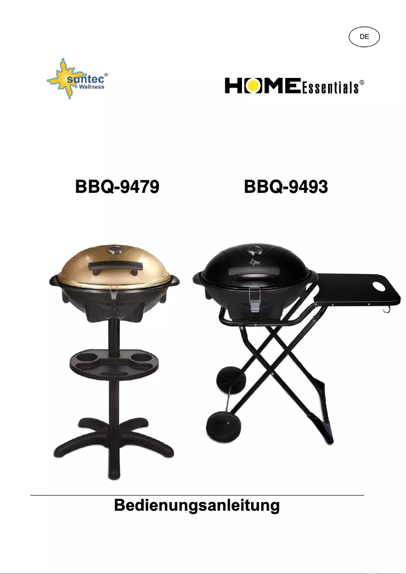 First page image of the manual for BBQ-9479