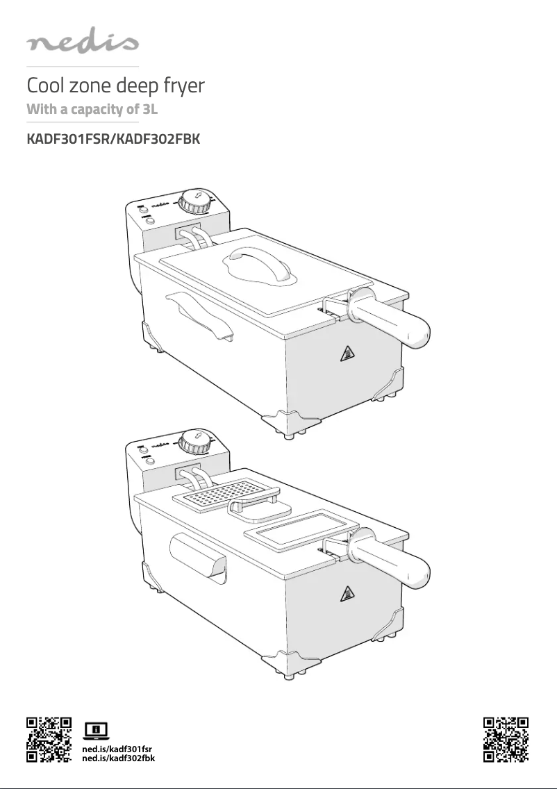 Page 1 of the manual User Manual Nedis KADF302FBK