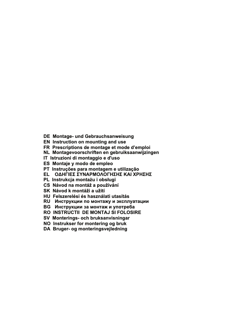 First page image of the manual for RHC 650 RB