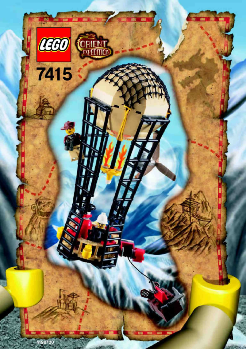 First page image of the manual for Adventurers 7415