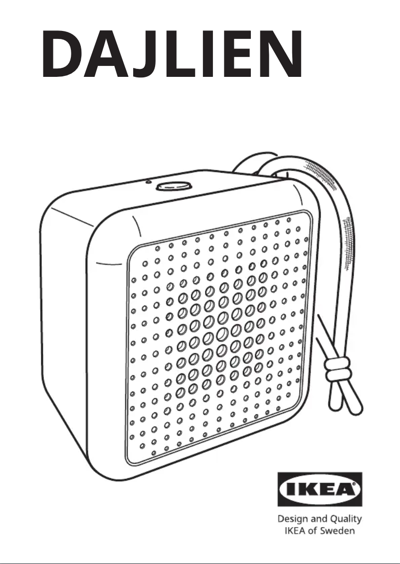Page 1 of the manual User Manual Ikea DAJLIEN 505.577.46
