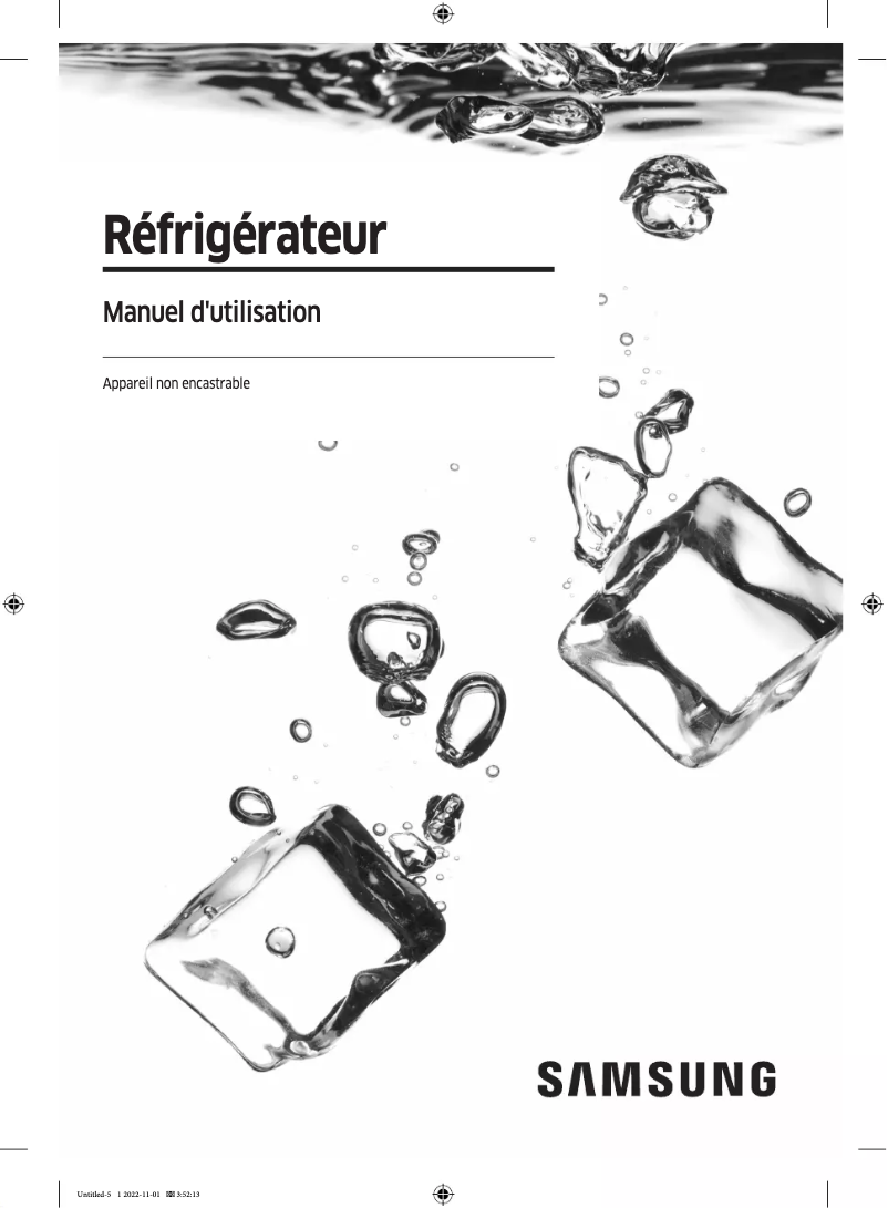 First page image of the manual for RF24BB620ES9