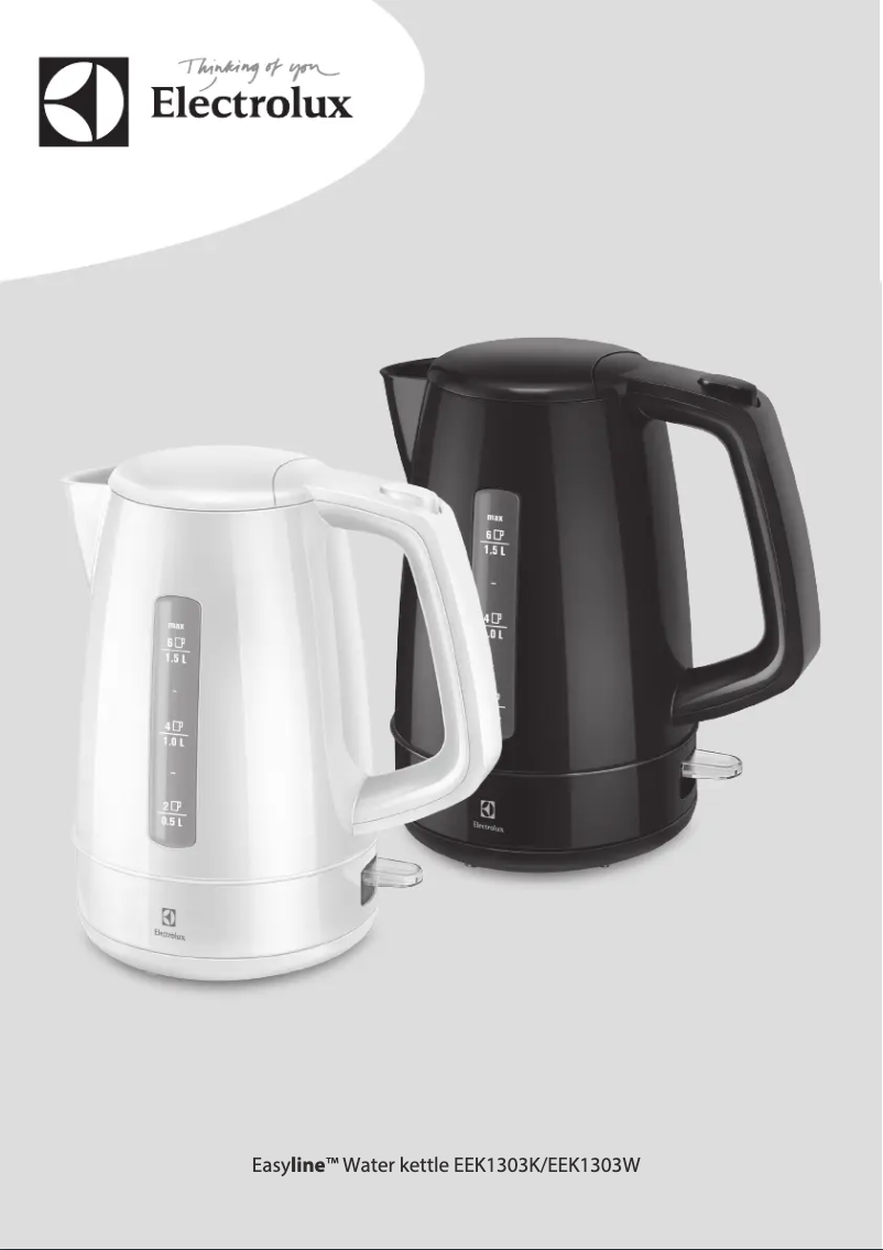 First page image of the manual for Easyline EEK1303W