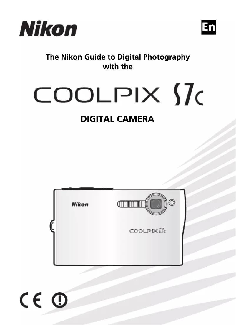 Page 1 of the manual User Manual Nikon Coolpix S7c