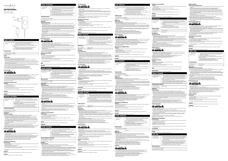 First page image of the manual for WCHAC300AWT