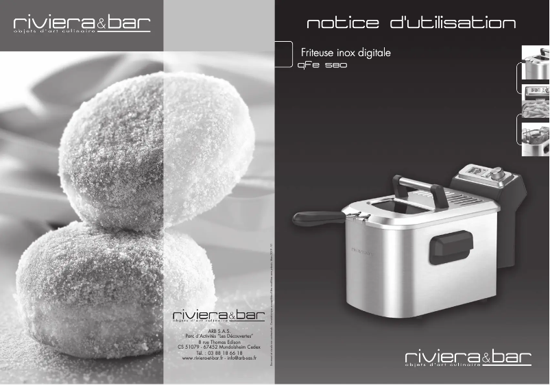 Page 1 of the manual User Manual Riviera & Bar QFE580