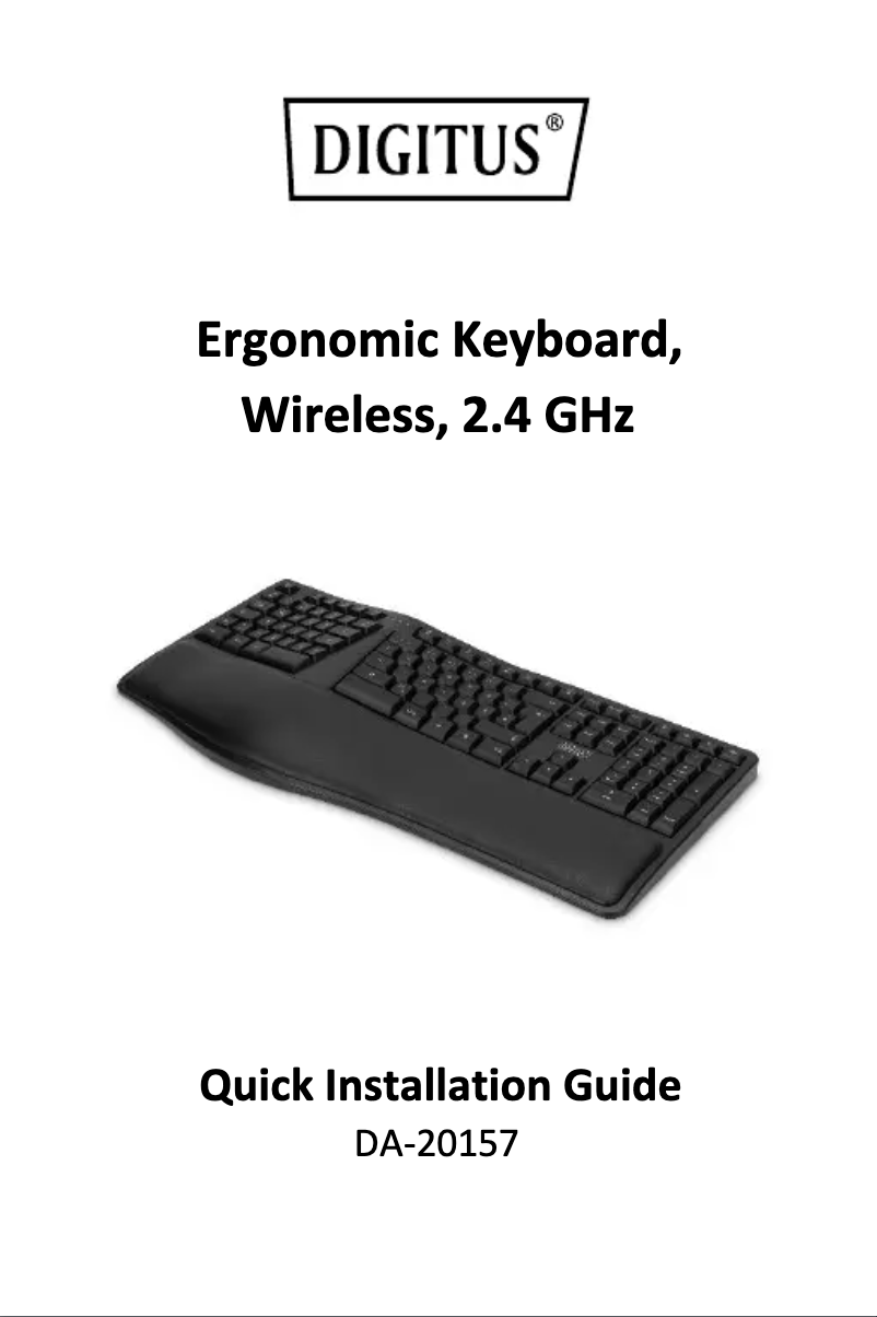 First page image of the manual for DA-20157