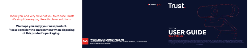 First page image of the manual for Taxon