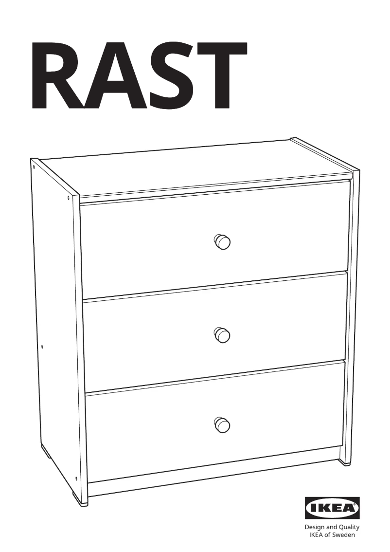 Page 1 of the manual User Manual Ikea RAST 705.821.65