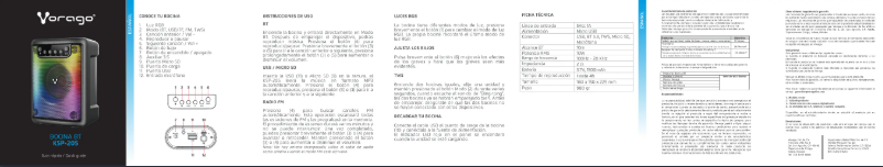 Page 1 of the manual User Manual Vorago KSP-205