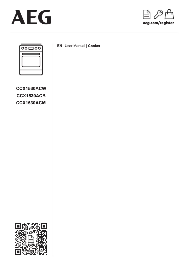 Page 1 of the manual User Manual AEG CCX1530ACM