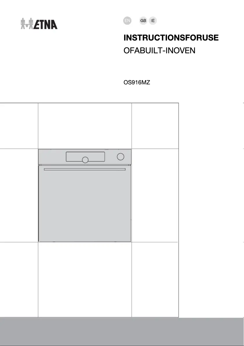 First page image of the manual for OS916MZ
